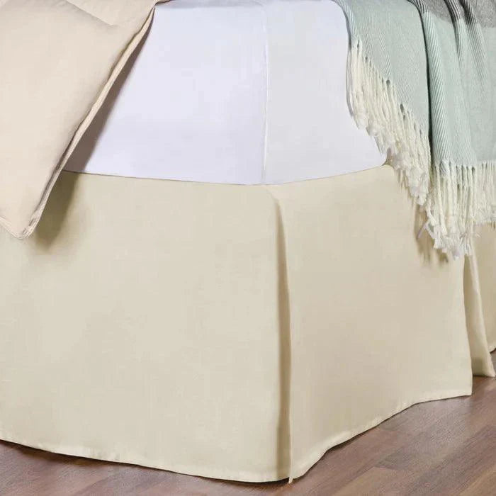Egyptian Cotton 300 Thread Count Solid Bed Skirt