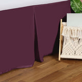 Egyptian Cotton 300 Thread Count Solid Bed Skirt