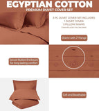 300 Thread Count Egyptian Cotton Solid Duvet Cover