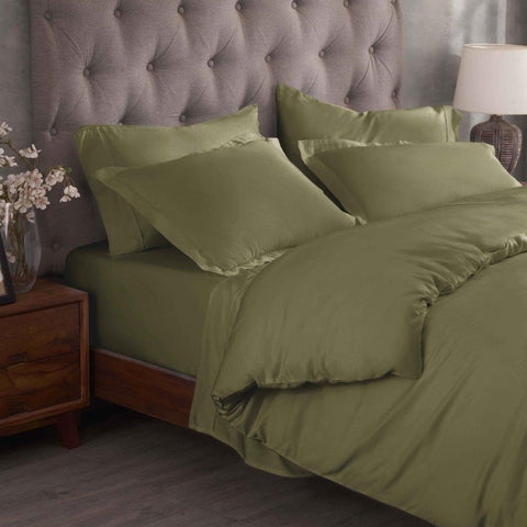 300 Thread Count Egyptian Cotton Solid Duvet Cover