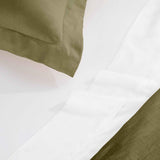 Egyptian Cotton 300 Thread Count Solid Luxury Duvet Cover Set