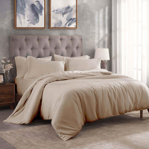 300 Thread Count Egyptian Cotton Solid Duvet Cover