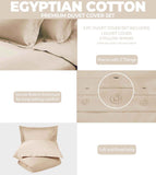 300 Thread Count Egyptian Cotton Solid Duvet Cover