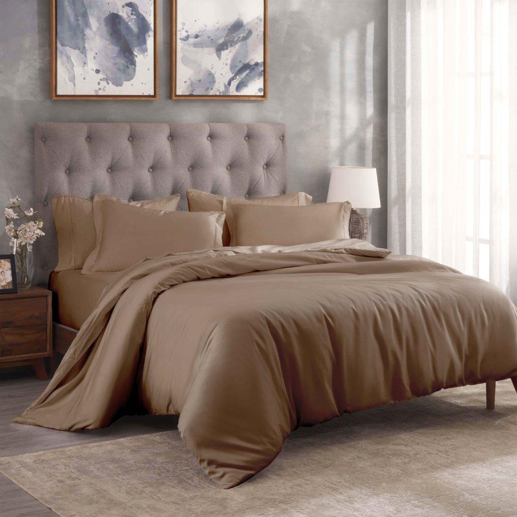 300 Thread Count Egyptian Cotton Solid Duvet Cover
