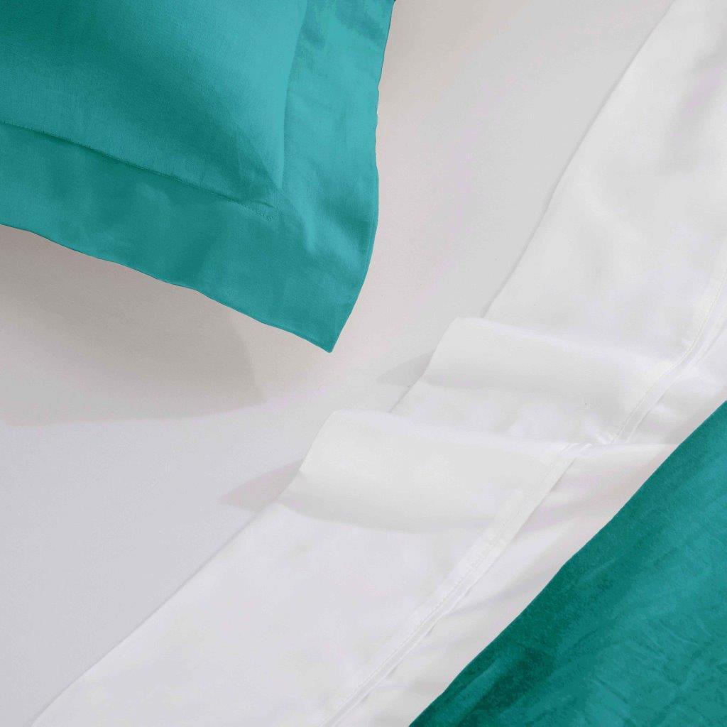 Egyptian Cotton 300 Thread Count Solid Luxury Duvet Cover Set