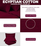 300 Thread Count Egyptian Cotton Solid Duvet Cover
