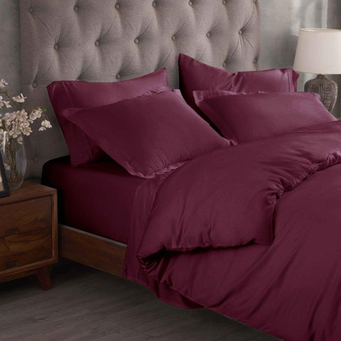 300 Thread Count Egyptian Cotton Solid Duvet Cover