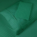 Egyptian Cotton 300 Thread Count Striped 2 Piece Pillowcase Set