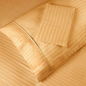 Egyptian Cotton 300 Thread Count Striped 2 Piece Pillowcase Set