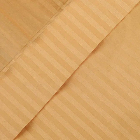 100% Egyptian Cotton 300 Thread Count Stripe Bed Pillowcase Set