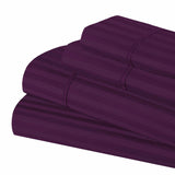 Egyptian Cotton 300 Thread Count Striped Deep Pocket Sheet Set