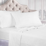 Egyptian Cotton 300 Thread Count Striped Deep Pocket Sheet Set