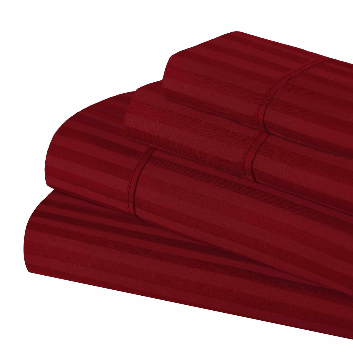 Egyptian Cotton 300 Thread Count Striped Deep Pocket Sheet Set