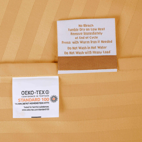Egyptian Cotton 300 Thread Count Striped Deep Pocket Sheet Set