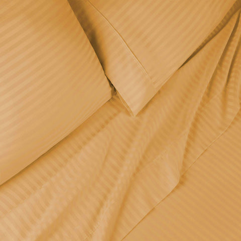 Egyptian Cotton 300 Thread Count Striped Deep Pocket Sheet Set