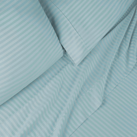 Egyptian Cotton 300 Thread Count Striped Deep Pocket Sheet Set