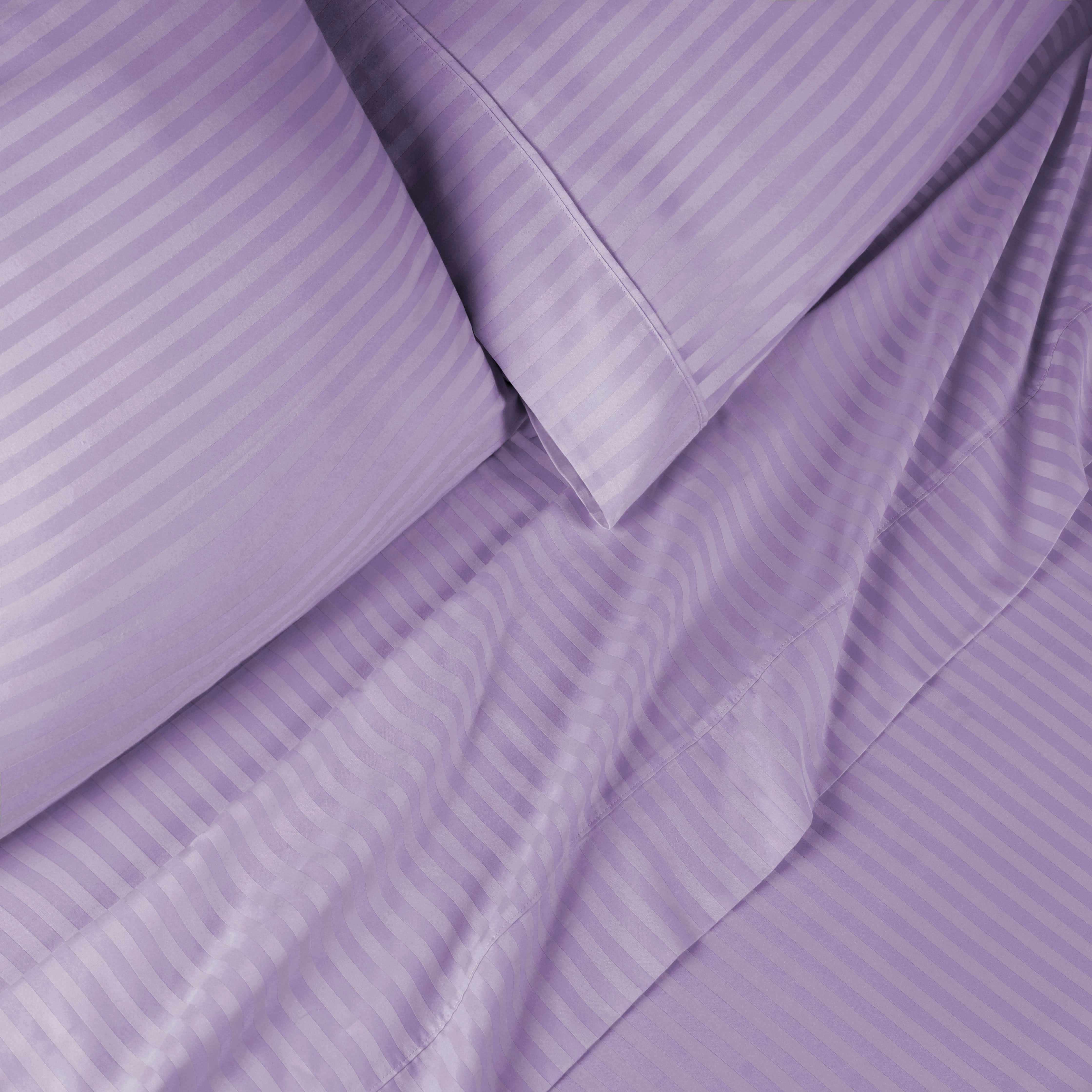 Egyptian Cotton 300 Thread Count Striped Deep Pocket Sheet Set