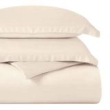 Egyptian Cotton 400 Thread Count Solid Luxury Duvet Cover Set