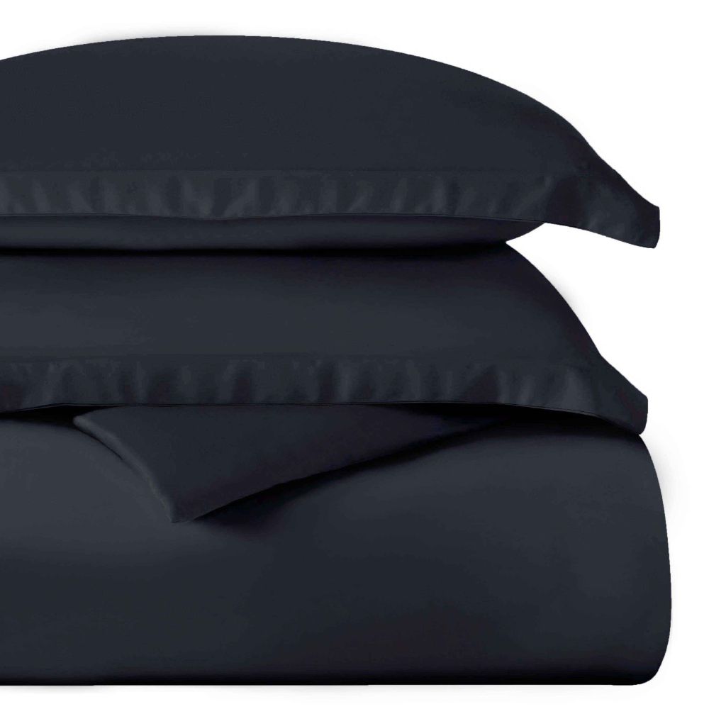 Egyptian Cotton 400 Thread Count Solid Luxury Duvet Cover Set