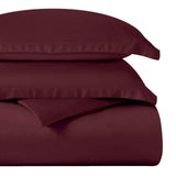 Egyptian Cotton 400 Thread Count Solid Luxury Duvet Cover Set