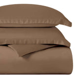 Egyptian Cotton 400 Thread Count Solid Luxury Duvet Cover Set