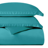 Egyptian Cotton 400 Thread Count Solid Luxury Duvet Cover Set
