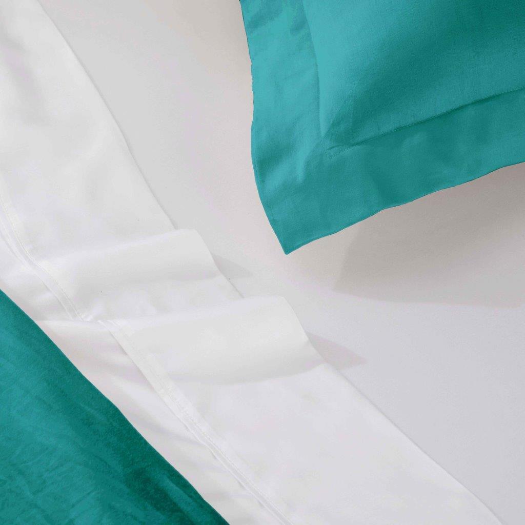 Egyptian Cotton 400 Thread Count Solid Luxury Duvet Cover Set