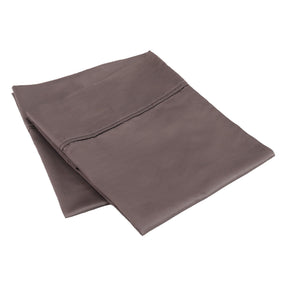 Egyptian Cotton 400 Thread Count Solid Luxury Pillowcases, Set of 2