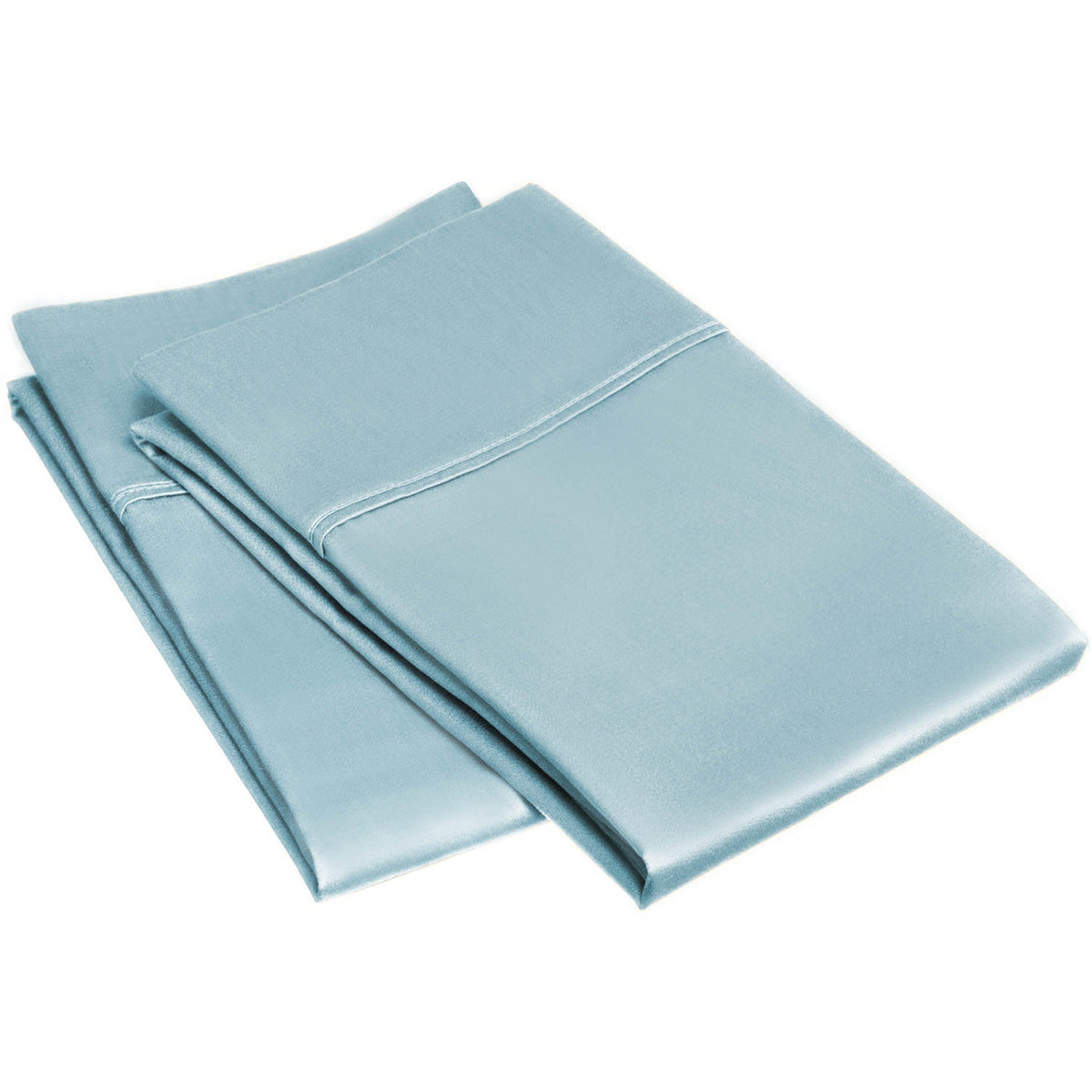Egyptian Cotton 400 Thread Count Solid Luxury Pillowcases, Set of 2