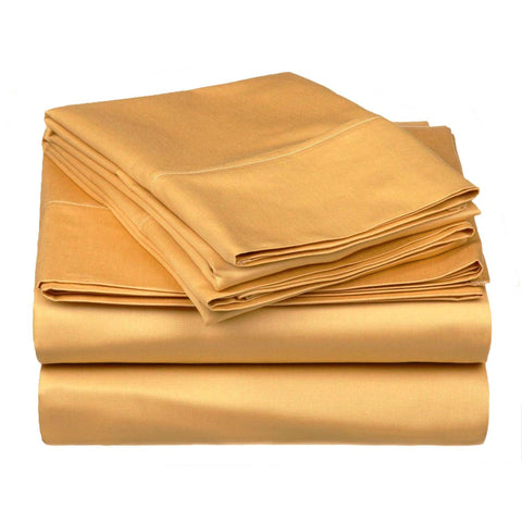 530 Thread Count Egyptian Cotton Sateen Bed Sheet Set