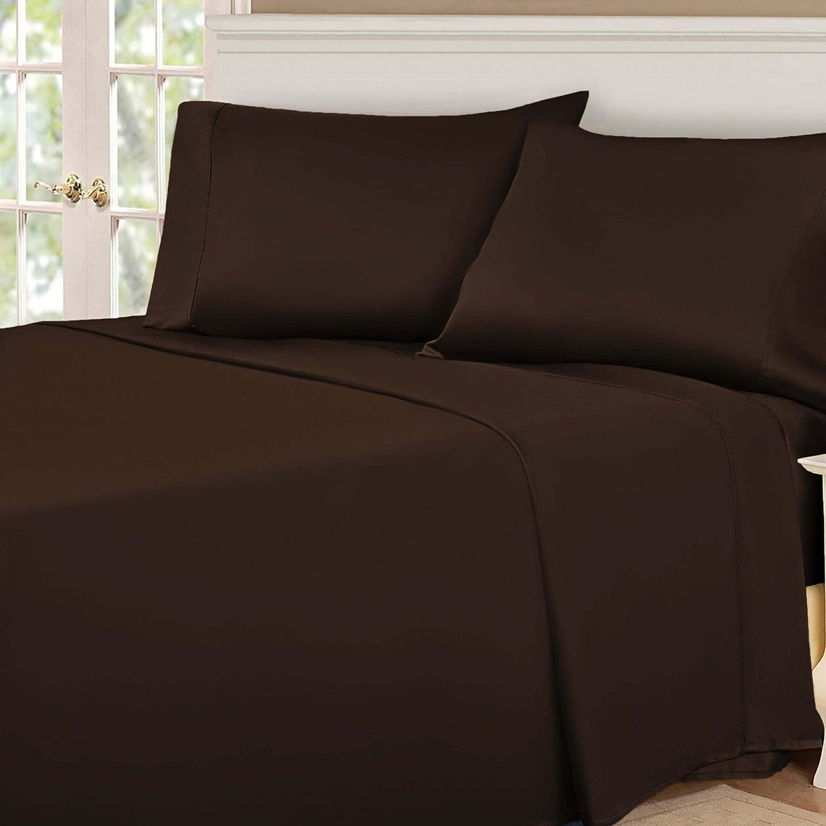 530 Thread Count Egyptian Cotton Sateen Bed Sheet Set