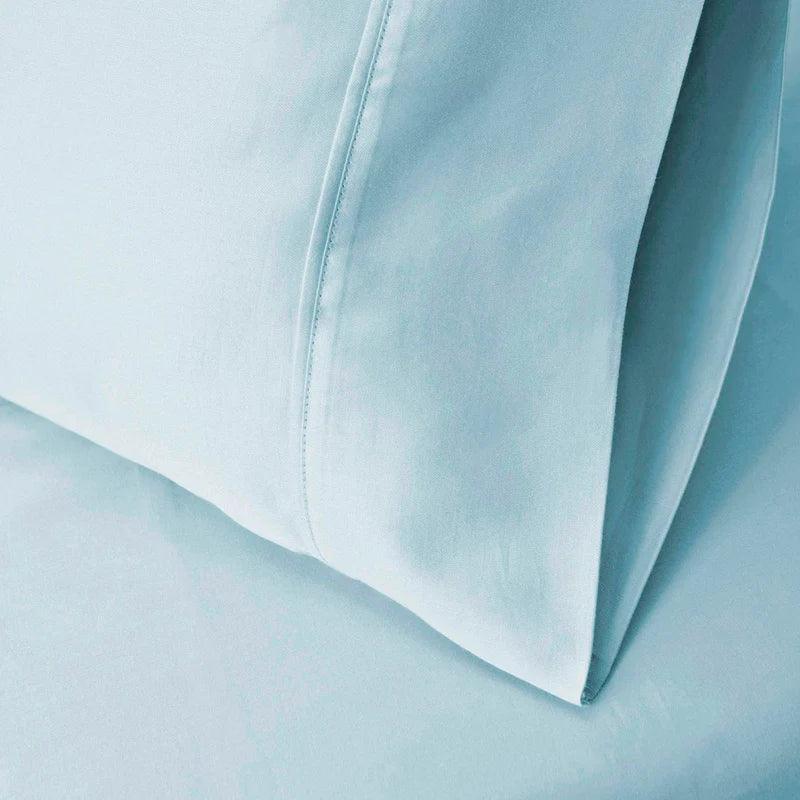 Egyptian Cotton 530 Thread Count Solid Luxury Pillowcases, Set of 2