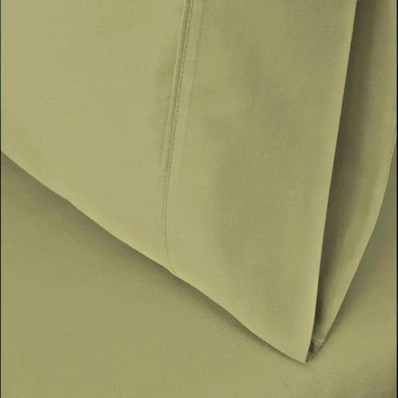 Egyptian Cotton 530 Thread Count Solid Luxury Pillowcases, Set of 2