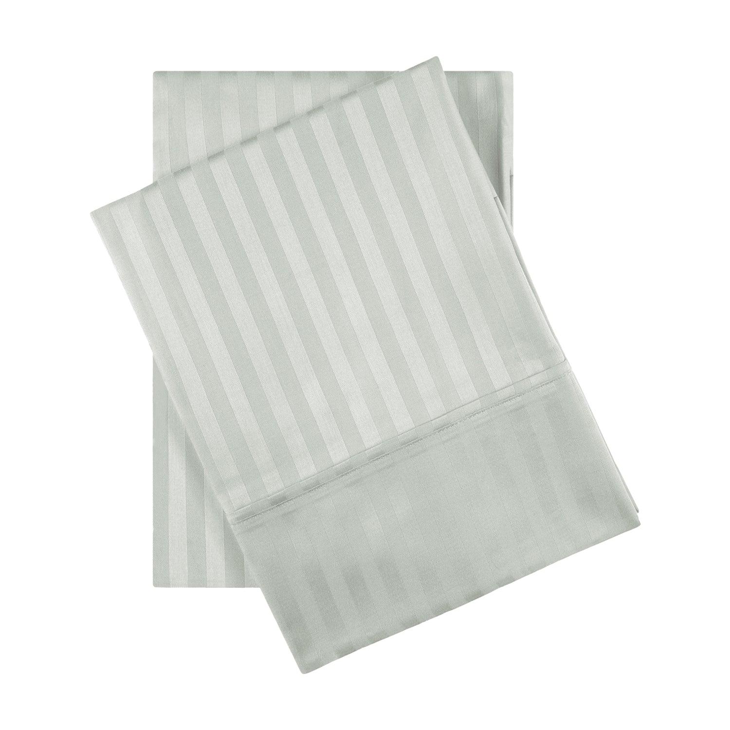 Egyptian Cotton 600 Thread Count Striped Pillowcase Set