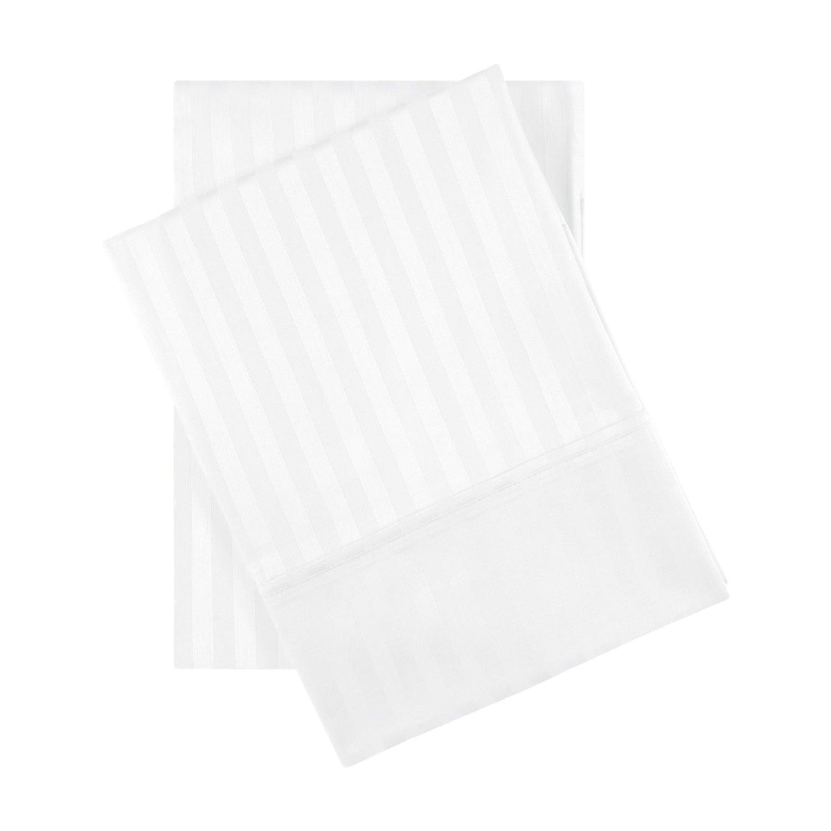 Egyptian Cotton 600 Thread Count Striped Pillowcase Set