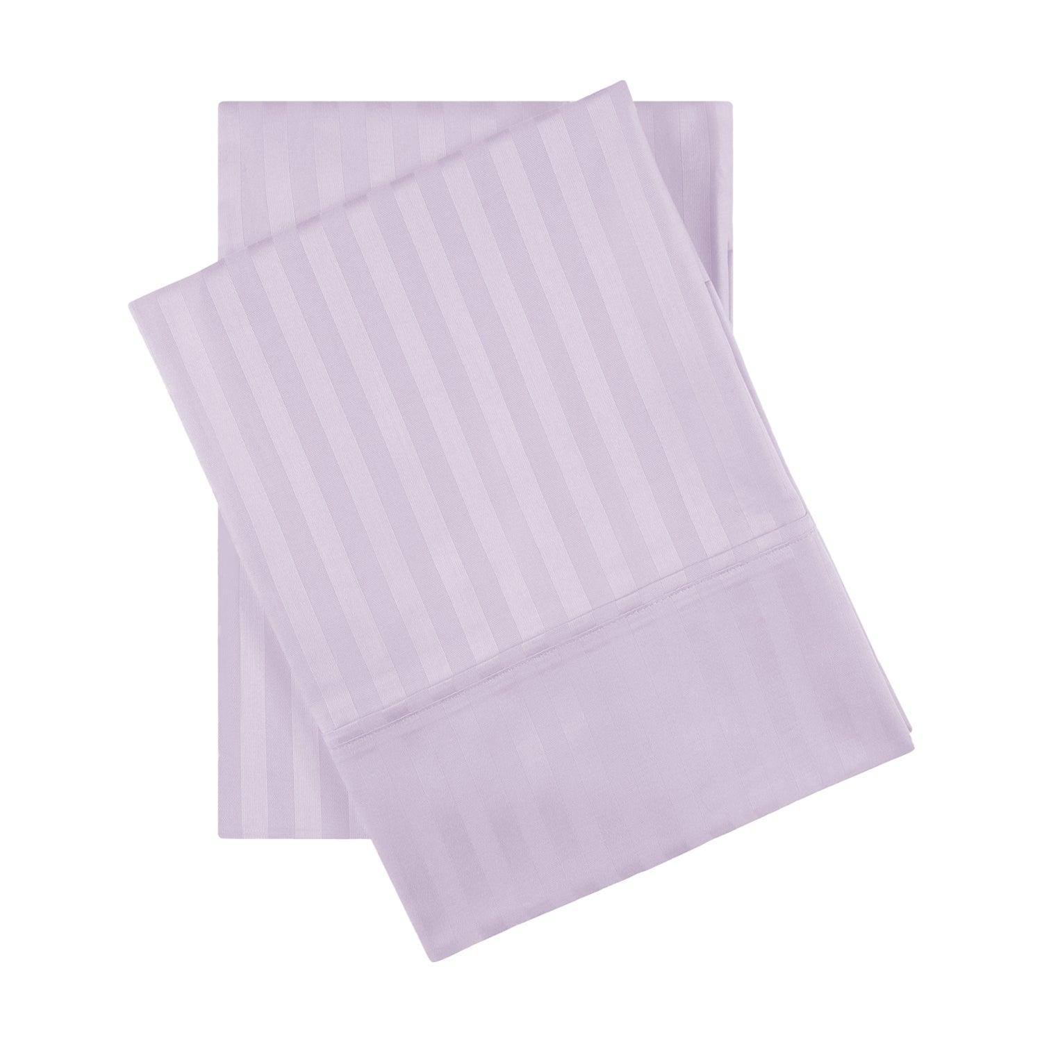 Egyptian Cotton 600 Thread Count Striped Pillowcase Set