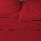Egyptian Cotton 600 Thread Count Striped Pillowcase Set