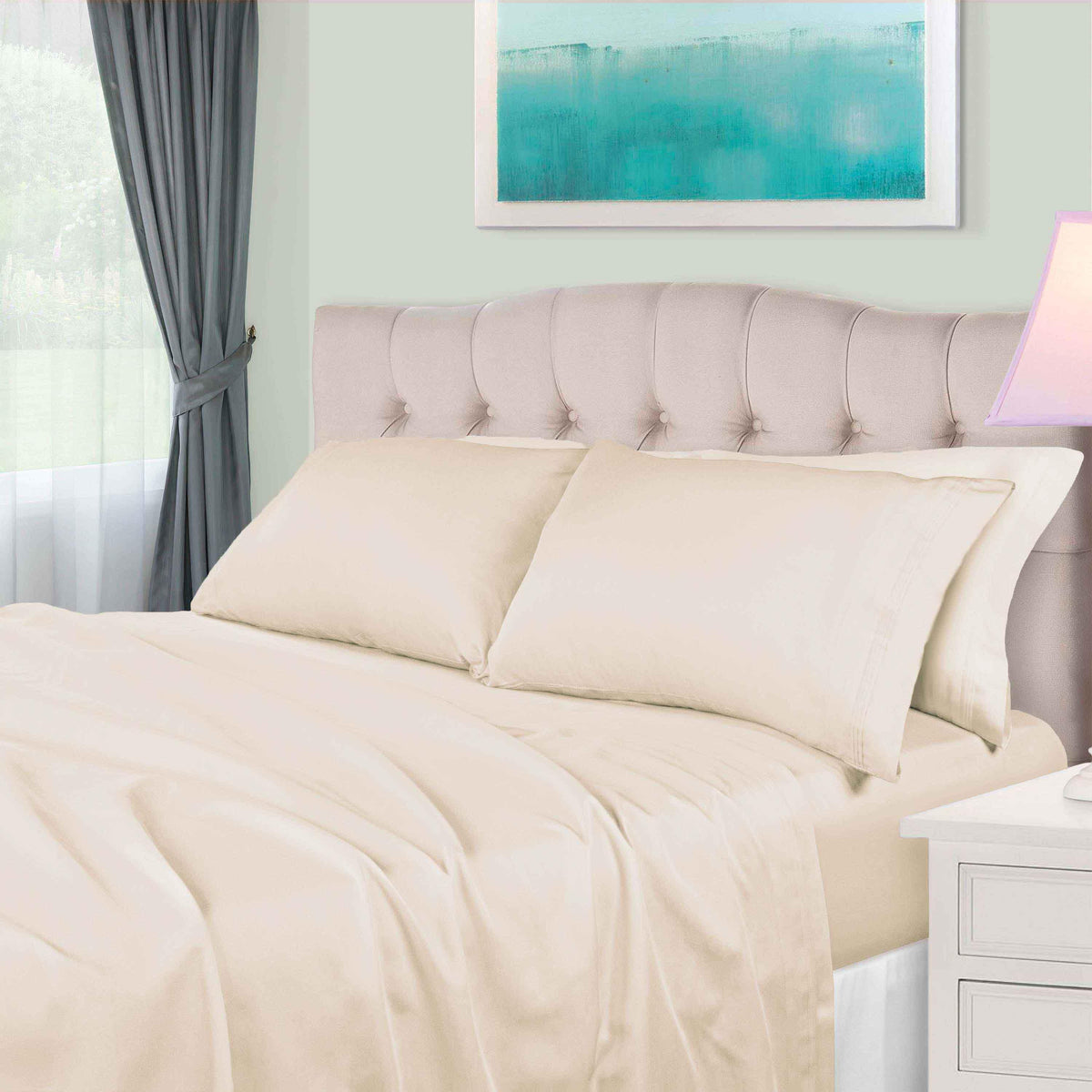 Egyptian Cotton 650 Thread Count Eco-Friendly Solid Sheet Set