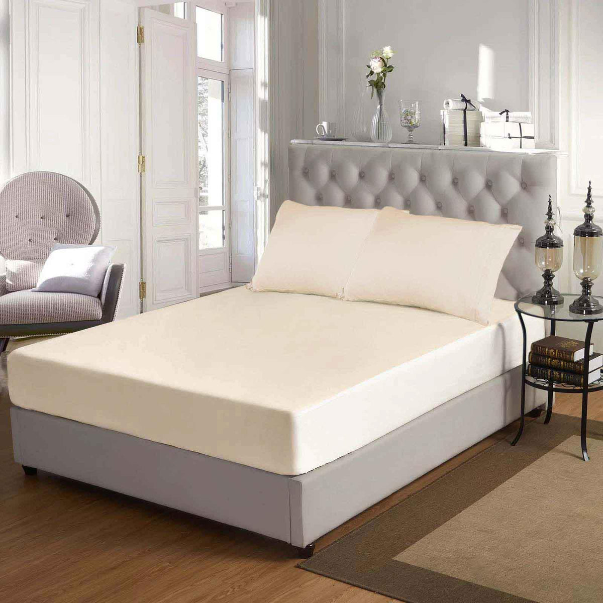 Egyptian Cotton 650 Thread Count Eco-Friendly Solid Sheet Set