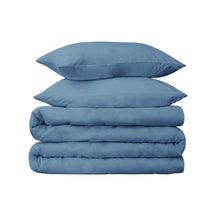 Egyptian Cotton 650 Thread Count Modern Solid Duvet Cover Set