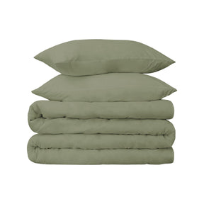 Egyptian Cotton 650 Thread Count Modern Solid Duvet Cover Set