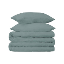 Egyptian Cotton 650 Thread Count Modern Solid Duvet Cover Set