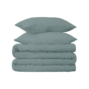 Egyptian Cotton 650 Thread Count Modern Solid Duvet Cover Set