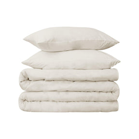 Egyptian Cotton 650 Thread Count Modern Solid Duvet Cover Set