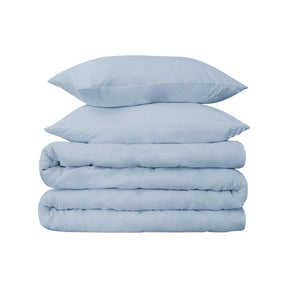 Egyptian Cotton 650 Thread Count Modern Solid Duvet Cover Set