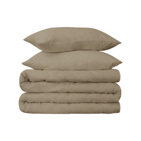 Egyptian Cotton 650 Thread Count Modern Solid Duvet Cover Set
