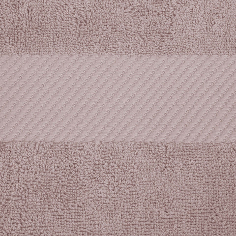Egyptian Cotton Dobby Border Medium Weight Bath Towel Set of 4