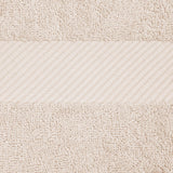 Egyptian Cotton Dobby Border Medium Weight Bath Towel Set of 4