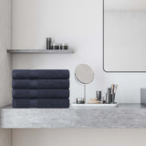 Egyptian Cotton Dobby Border Medium Weight Bath Towel Set of 4