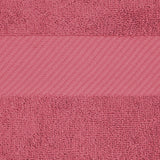 Egyptian Cotton Dobby Border Medium Weight Bath Towel Set of 4